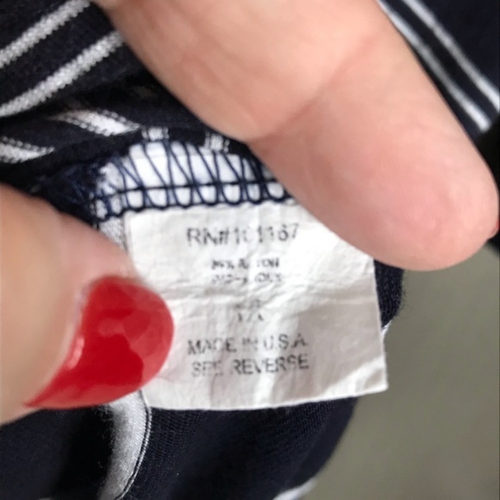 New Directions Striped Top Size 1X - Picture 3 of 6